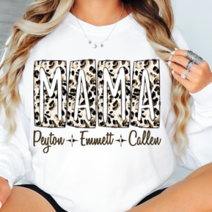 BOXY LEOPARD TITLE W/ KIDS NAMES - CUSTOM TRANSFER