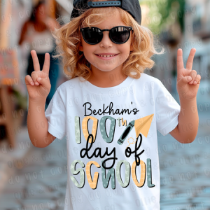 NAME'S 100TH DAY OF SCHOOL - CUSTOM TRANSFER