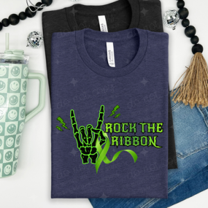 ROCK THE RIBBON - CP AWARENESS - *OLLIE & CO. EXCLUSIVE* - DTF TRANSFER