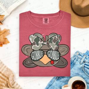 COQUETTE CAMO GOBBLE GOBBLE - GIRL - DTF TRANSFER