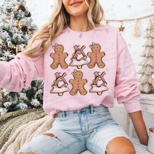 COQUETTE GINGERBREAD GIRLYS + CHRISTMAS TREES - DTF TRANSFER