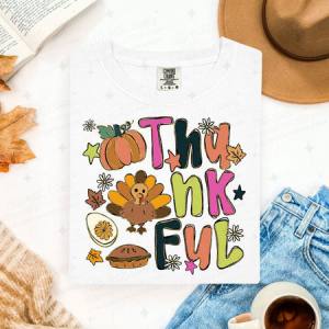 THANKFUL DOODLE - DTF TRANSFER