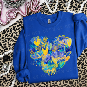 DOWN SYNDROME HEART - DTF TRANSFER