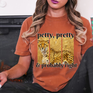 PETTY PRETTY & PROBABLY RIGHT- DTF TRANSFER