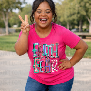 FAITH OVER FEAR - DTF TRANSFER