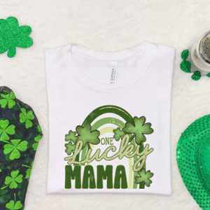 ONE LUCKY MAMA - DTF TRANSFER