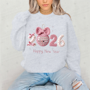 COQUETTE 2026 HAPPY NEW YEAR - FAUX YARN - DTF TRANSFER