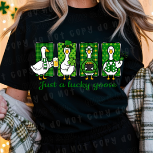 JUST A LUCKY GOOSE - DTF TRANSFER