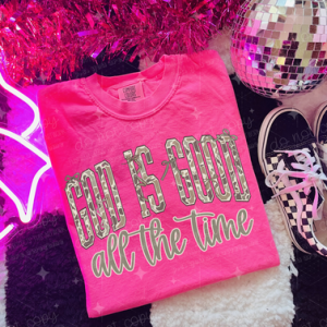 GOD IS GOOD ALL THE TIME CAMO - DTF TRANSFER