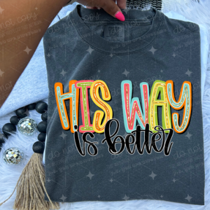 HIS WAY IS BETTER - DTF TRANSFER