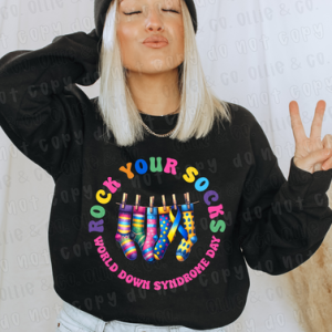 ROCK YOUR SOCKS - DTF TRANSFER