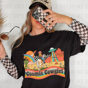 COSMIC COWGIRL - DTF TRANSFER