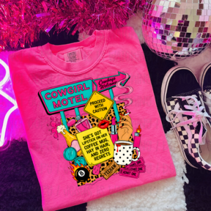 COWGIRL MOTEL - DTF TRANSFER