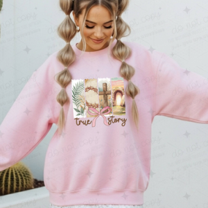 TRUE STORY EASTER BRUSHSTROKE DARK - DTF TRANSFER