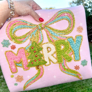 MERRY FAUX YARN - DTF TRANSFER