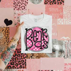 CHECKER RIBBON MASCOT - CUSTOM TRANSFERS