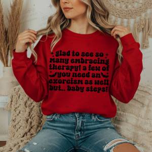 GLAD TO SEE SO MANY EMBRACING THERAPY! - DTF TRANSFER