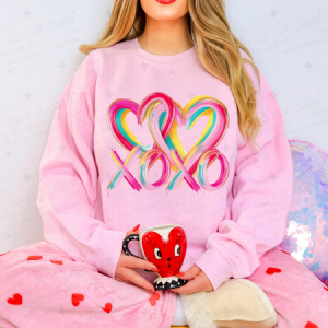 PAINTED XOXO - MULTICOLOR - DTF TRANSFER