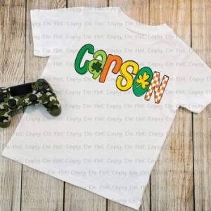 ST. PATRICK'S DAY POP NAMES - CUSTOM TRANSFER