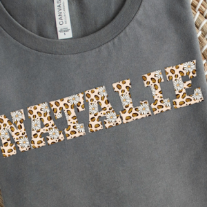 LEOPARD AND DAISY NAMES - CUSTOM TRANSFER