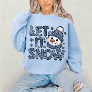 LET IT SNOW - DTF TRANSFER