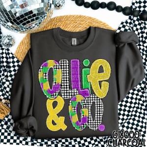 HAND LETTERED MARDI GRAS NAMES - CUSTOM TRANSFER