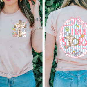 TRUE STORY - FRONT+BACK - DTF TRANSFER