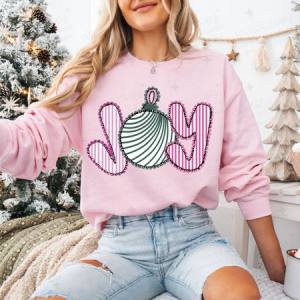 PREPPY JOY WITH ORNAMENT - DTF TRANSFER