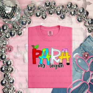 BACK TO SCHOOL OCCUPATIONS - CUSTOM TRANSFER