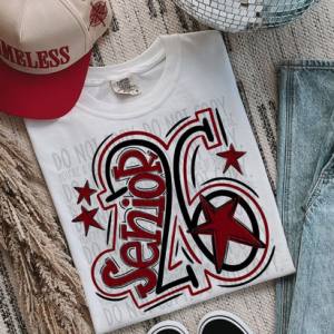 SENIOR 2026 DOODLE - CUSTOM TRANSFER