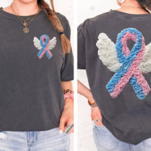 INFANT LOSS FAUX YARN - FRONT+BACK - *OLLIE & CO. EXCLUSIVE* - DTF TRANSFER