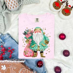 SOFT PAINTED SANTA WITH GIFTS - DTF TRANSFER