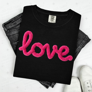 LOVE - FAUX YARN - DTF TRANSFER