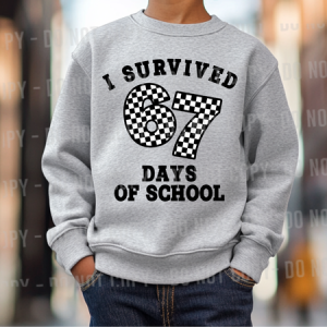 I SURVIVED 67 DAYS OF SCHOOL BOYS - DTF TRANSFER