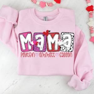 BOXY VALENTINE TITLE W/ KIDS NAMES - CUSTOM TRANSFER
