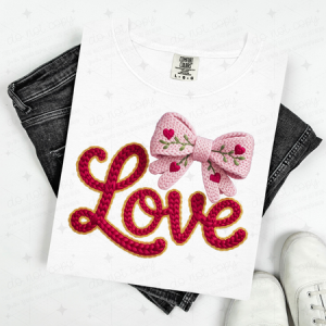 COQUETTE LOVE - FAUX YARN - DTF TRANSFER