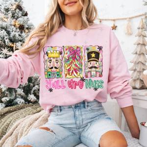 COQUETTE Y'ALL ARE NUTS - DTF TRANSFER