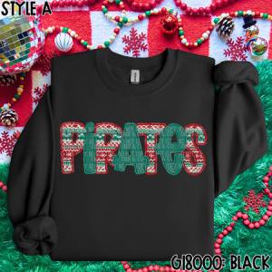 FAUX EMBROIDERY CHRISTMAS MASCOTS *OLLIE & CO. EXCLUSIVE* - CUSTOM TRANSFER