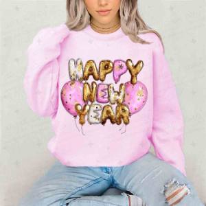SOFT PAINTED HAPPY NEW YEAR - DTF TRANSFER