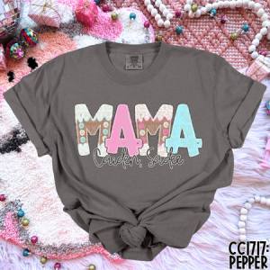 HAND LETTERED GINGERBREAD, MAMA GRANDMA ETC W/ KIDS NAMES *OLLIE & CO. EXCLUSIVE* - CUSTOM TRANSFER