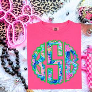 PREPPY PAISLEY MONOGRAM - CUSTOM TRANSFER