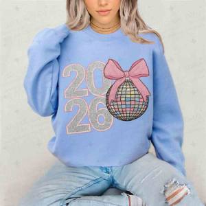 COQUETTE 2026 - FAUX GLITTER - DTF TRANSFER