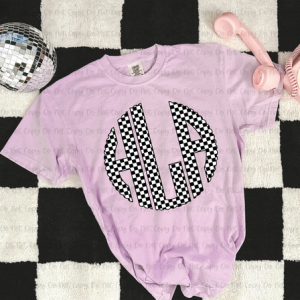 CHECKER MONOGRAM - CUSTOM TRANSFER