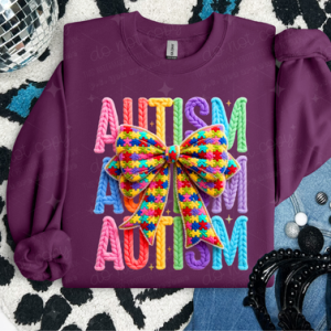 AUTISM FAUX YARN - DTF TRANSFER