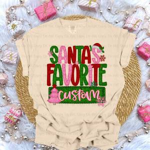SANTA'S FAVORITE OCCUPATION - FAUX YARN - MOCKUP ONLY