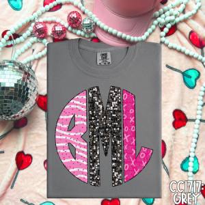 VDAY MONOGRAM - CUSTOM TRANSFER