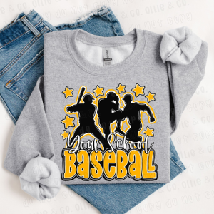 HAND DRAWN BASEBALL - MOCKUP ONLY