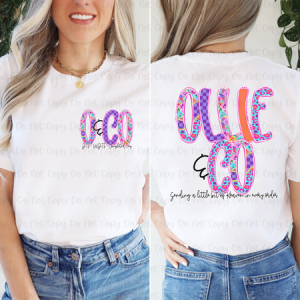 WILD PANSIES - FRONT+BACK - CUSTOM TRANSFER