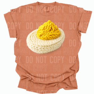 DEVILED EGG FAUX YARN- DTF TRANSFER