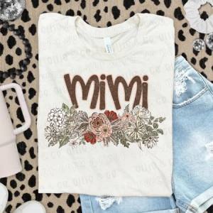 VINTAGE FLORAL MIMI - DTF TRANSFER